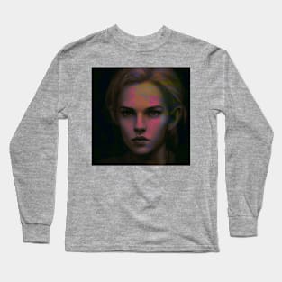 NOT NEEDED Art Portrait Long Sleeve T-Shirt